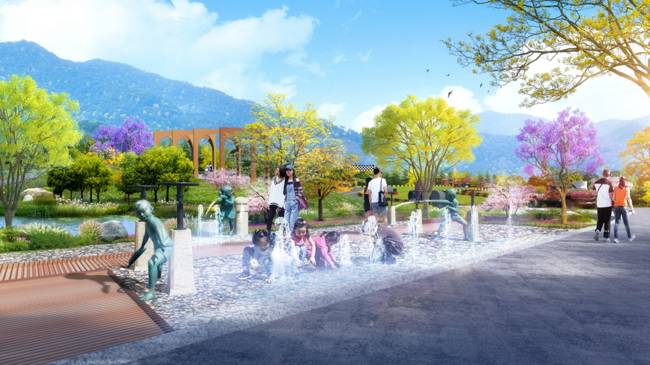 珙县县城西出口乡村振兴示范区项目三线建设主题公园工程规划设计