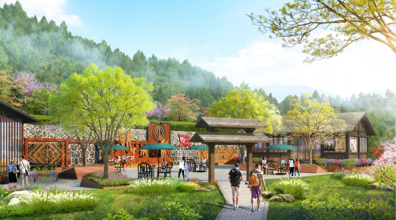 珙县县城西出口乡村振兴示范区项目三线建设主题公园工程规划设计