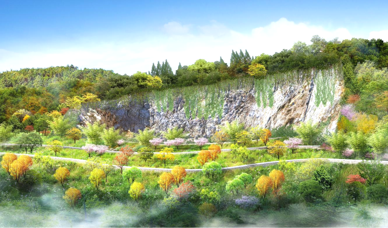 宜宾市珙县半山景观大道沿线山体及矿山修复视觉一体化设计
