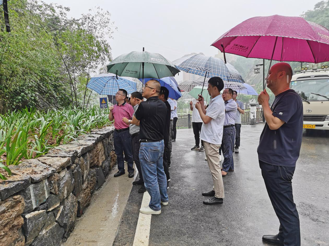 蔡总赴珙县考察调研并做灾后重建方案汇报